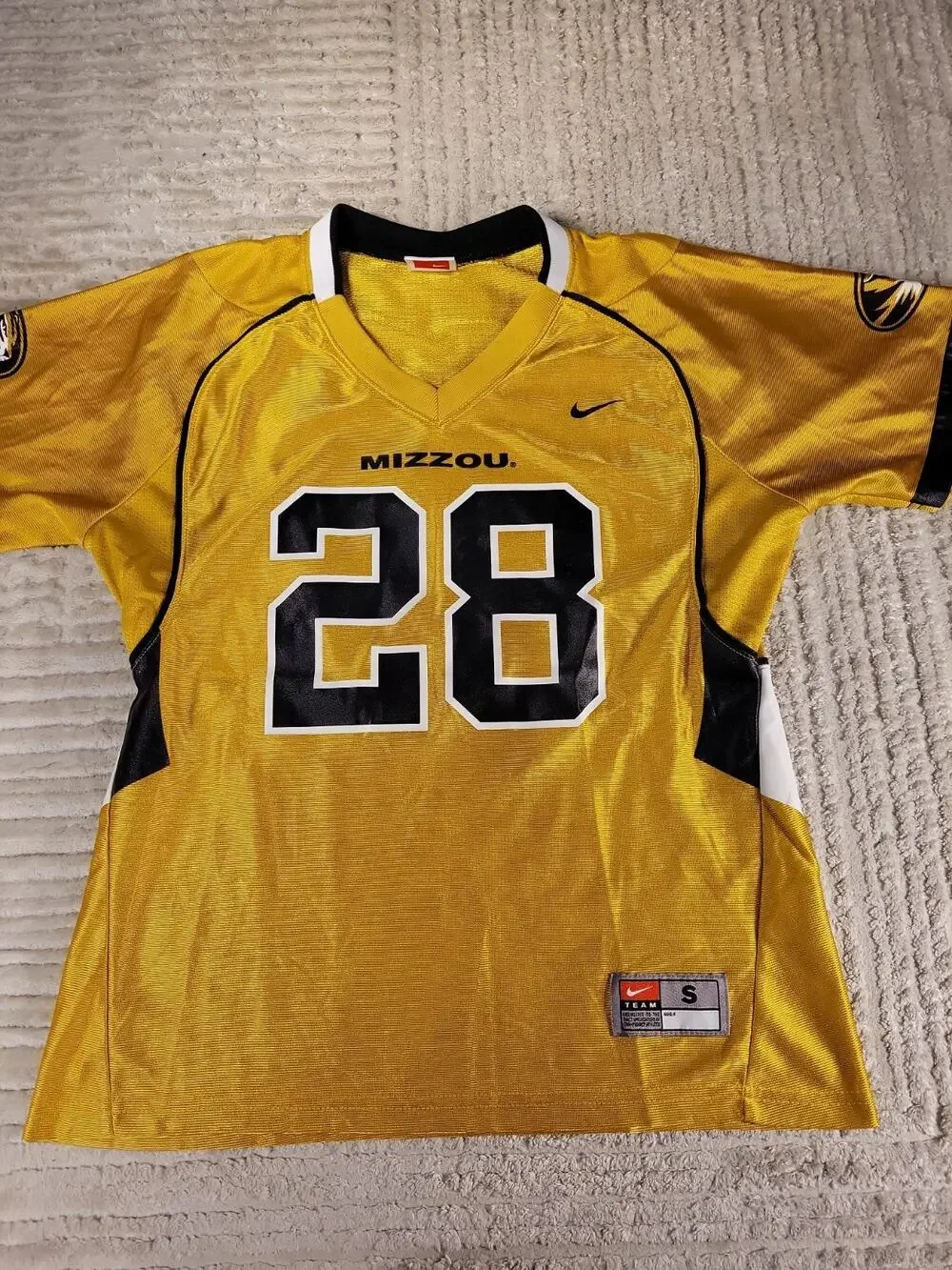 Nike Missouri Tigers College Football Jersey Youth Small Boys Kids NCAA Children